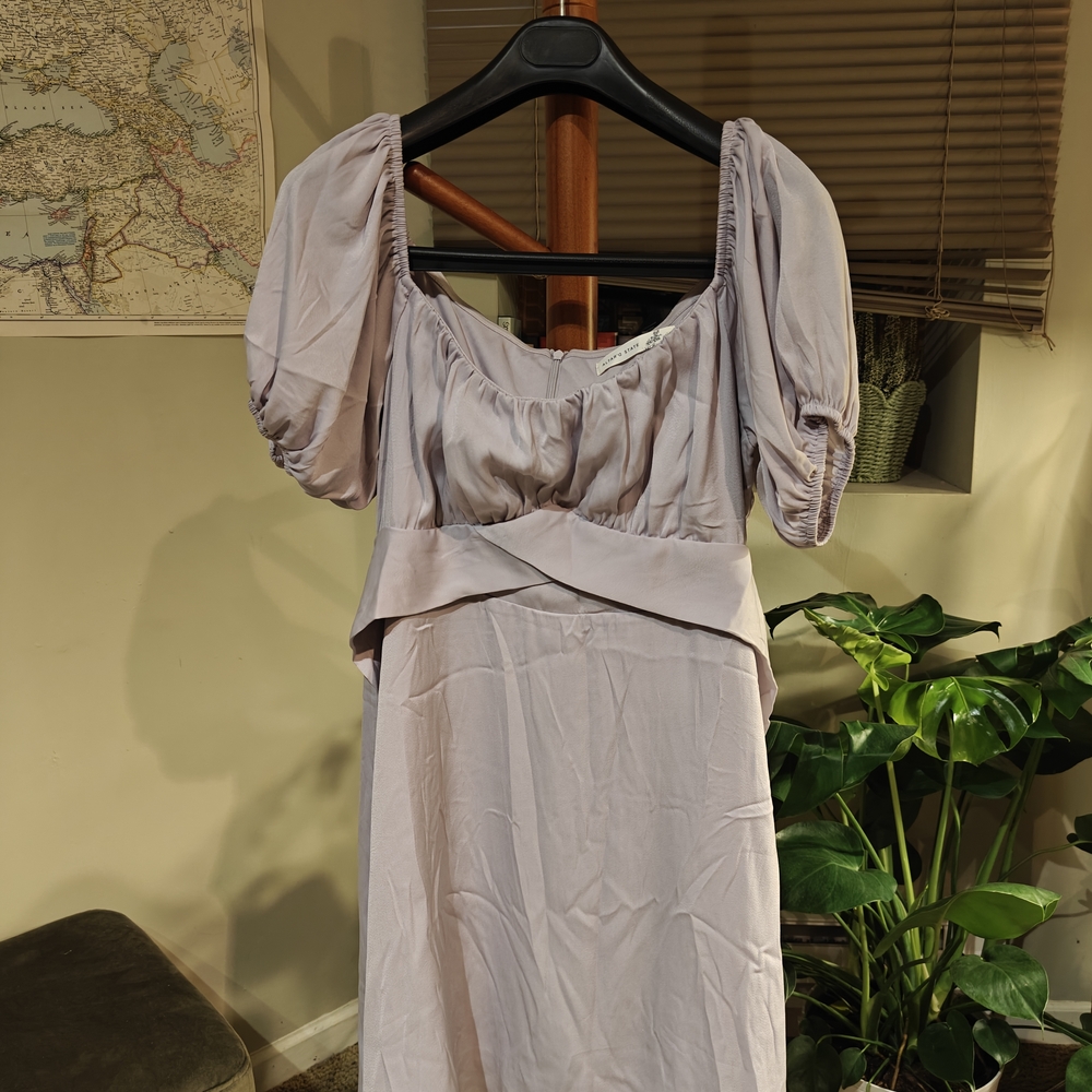 Altar'd State Soft Purple Midi Dress